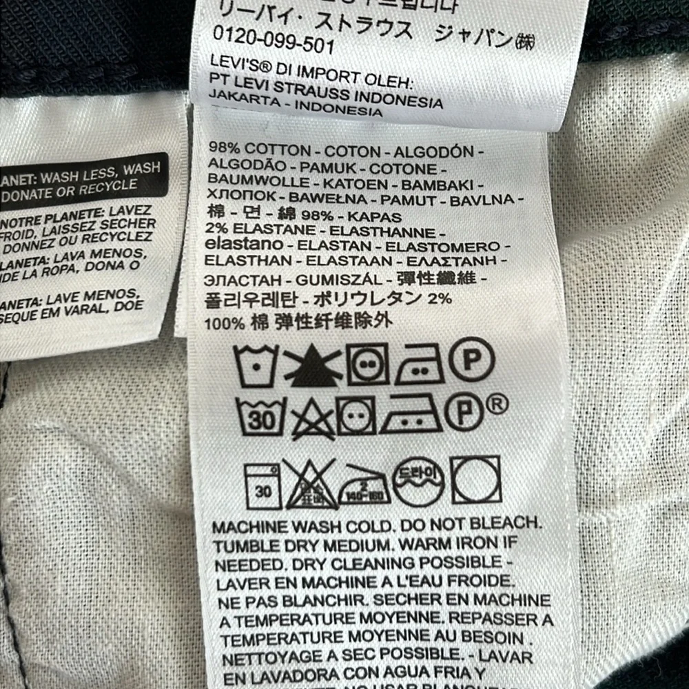 Levi’s 502 Jeans in Plaid green,blue and black 36x32 - Picture 7 of 9